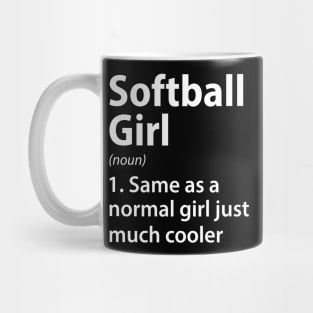 Softball Girl Definition Mug